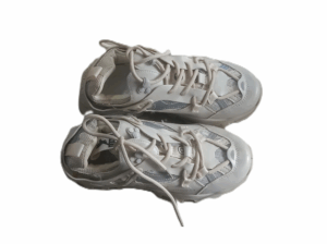 Cream Chunky Party Sneakers