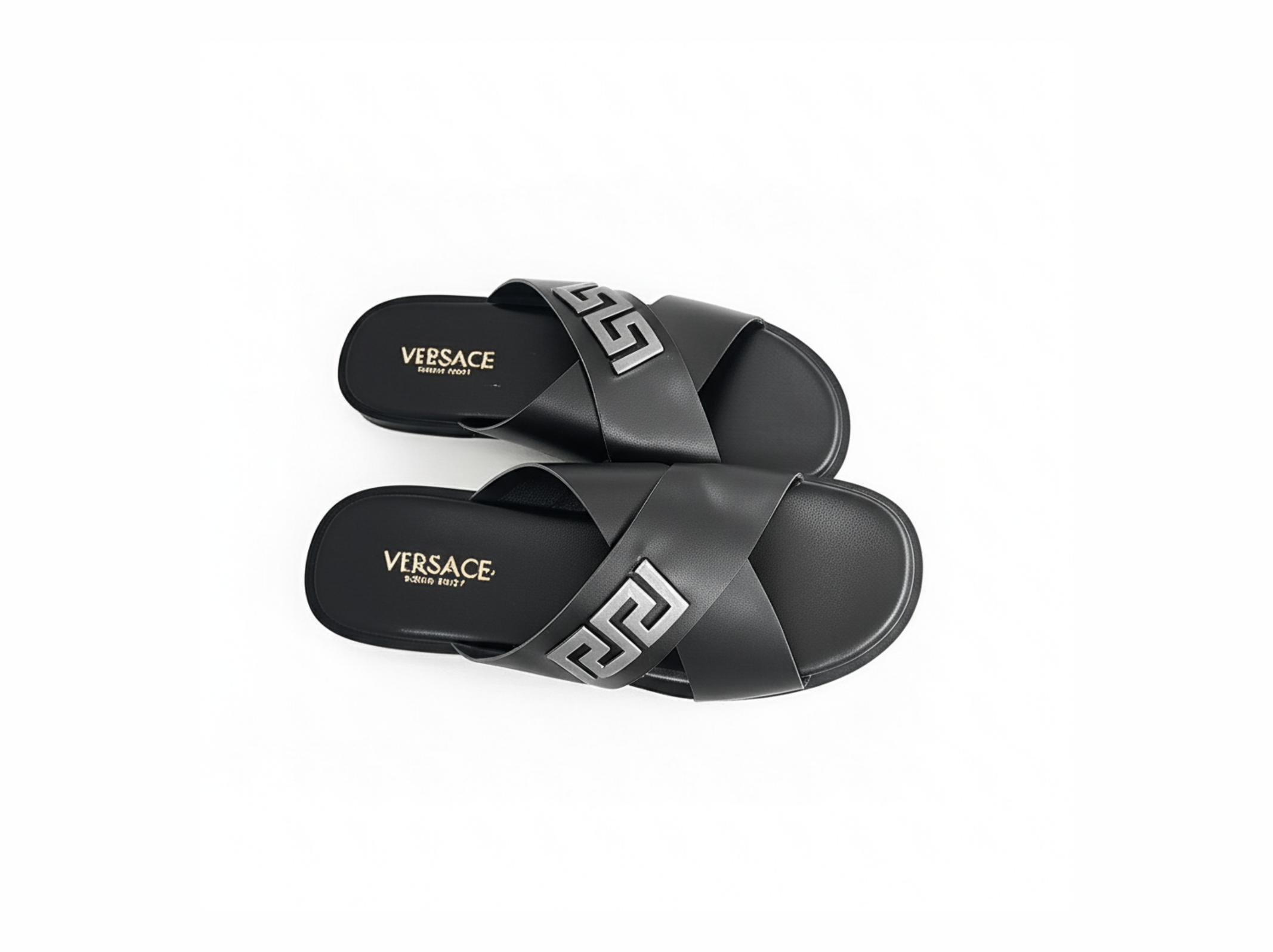 Versace Greek Key Slides